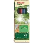 EDDING EcoLine 25 - Czarny - Niebieski - Zielony - Czerwony - Okrągła końcówka - Wielokolorowy - Plastik - 1 mm - Wielokolorowy