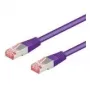 Kabel Patchcord Wentronic Goobay CAT 6, S/FTP (PiMF), fioletowy, 20 m - LSZH bezhalogenowy, miedź (93540)