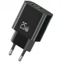 Ładowarka USB usams USA001629 25W 1×USB-C + 1×USB-A szybkie ładowanie