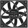 Wentylator obudowy cienki 120 mm PWM DeepCool FT12 cienki — czarny, niskoprofilowy design, sterowanie PWM