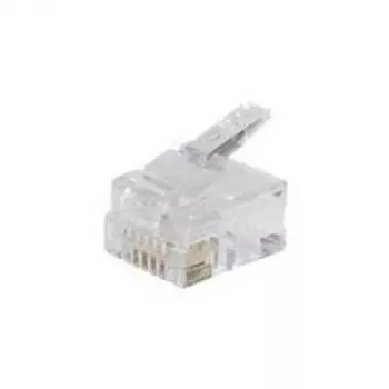 ShiverPeaks RJ12 - RJ12 - Transparent - Gold