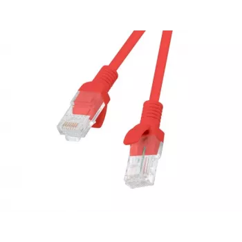 PATCHCORD Kat.6 UTP 2m Czerwony ZDAŁ TEST FLUKE LANBERG PAKIET 10 SZTUK
