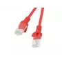PATCHCORD Kat.6 UTP 2m Czerwony ZDAŁ TEST FLUKE LANBERG PAKIET 10 SZTUK