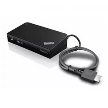Stacja dokująca/replikator portów Lenovo 40A40090EU przewodowa USB 3.2 Gen 1 (3.1 Gen 1) Type-A czarna