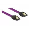 Kabel SATA DeLOCK 83691 0,5 m SATA 7-pin Fioletowy