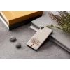 Etui na telefon man and wood dla iPhone XS Max — drewno jabłoni, czarne