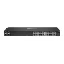 HPE - Aruba 6000 24G 4SFP Switch - Switch - L3 - zarządzany 24 x 10/100/1000 + 4 x Gigabit SFP przepływ powietrza z boku na bok montaż w szafie AC 100 127 V / 200 240 V