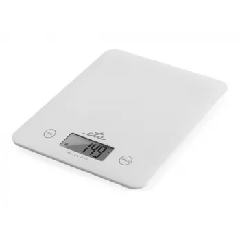Waga kuchenna ETA Lori ETA277790000 | Maksymalna waga (nośność) 5 kg | Działka 1 g | Wyświetlacz LCD | Biały