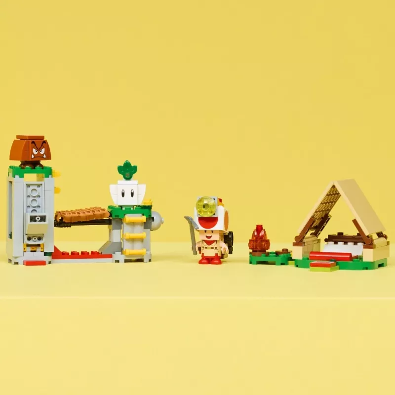 Klocki LEGO Captain Toad's Camp zestaw 72040 z interaktywnymi funkcjami Super Mario
