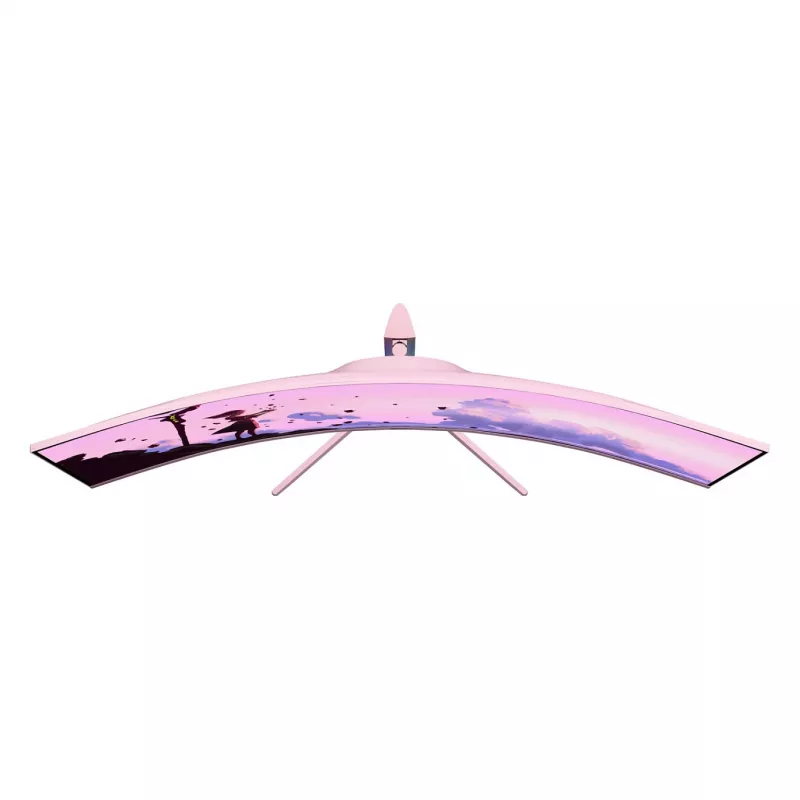 Zakrzywiony monitor Arozzi Nova 49” (124,5 cm) Dual QHD 5120×1440 LED VA 32:9 4 ms Różowy