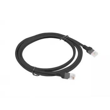 Kabel sieciowy LANBERG PCU6-10CC-0200-BK Cat5e U/UTP RJ-45 — 2 m, czarny