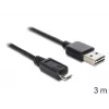 Kabel USB DeLOCK EASY-USB 2.0-A - USB 2.0 micro-B 3m