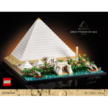 LEGO ARCHITECTURE 21058 WIELKA PIRAMIDA W GIZIE