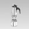 Moka pot Maestro MR-1660 0.2 L stal nierdzewna kawiarka, 4 filiżanki, czarna rączka