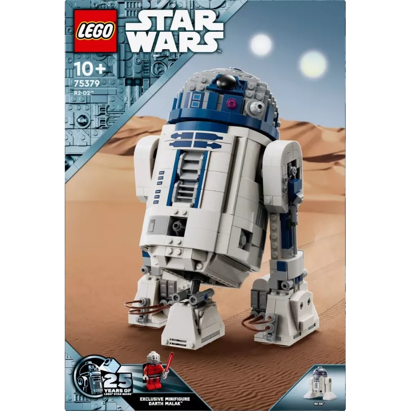 LEGO zestaw do zbudowania droida R2‑D2 75379 — 1050 elementów, 10+ lat, 160×110×240 mm, 0,24 kg