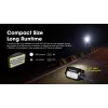 Lampa czołowa Nitecore NU30 — kompaktowa noszona lampa czołowa LED, do 500 lumenów, wiele poziomów jasności, tryb światła czerwonego