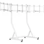 Triple Monitor Stand Snow, do kokpitu symulatora wyścigowego GR500, uchwyt do monitora biały, do monitorów 32 - 55