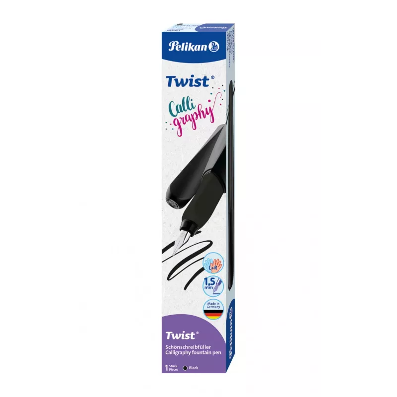 Pióro wieczne Pelikan Twist Calligraphy Czarny