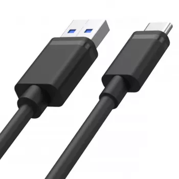 UNITEK Kabel USB USB-A — USB-C 50CM, Y-C481BK CZARNY