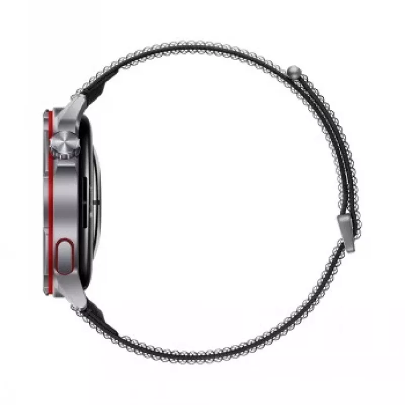 Smartwatch HUAWEI GT Runner 2 — 1,32 cala (3,35 cm) AMOLED 466×466, koperta tytanowa, GPS, pasek fluoroelastomerowy czarny