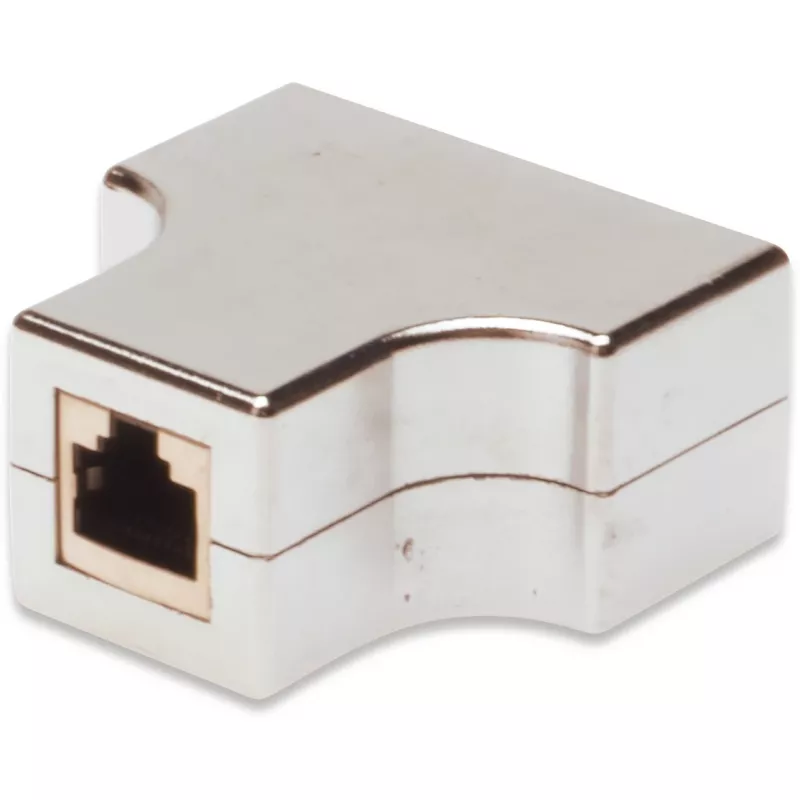 Kabel sieciowy Digitus CAT 5e RJ45 Modular Coupler Shielded szary
