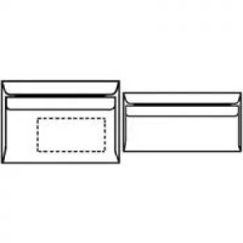 Koperta DL Herlitz 768804 Biała 75 g/m² 25 szt.