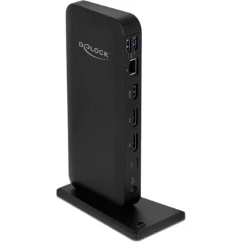 Delock USB Type-C DP 1,4 Stacja dokująca 4K - stacja dokująca - USB-C 3.2 Gen 2 - HDMI, DP - 1GbE - 85 Watt (87746)