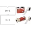 Samoprzylepne usuwalne etykiety cenowe agipa 100919, 26 x 16 mm, rolka