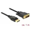Kabel wideo adaptera DeLOCK 85312 1 m DisplayPort do DVI-D czarny