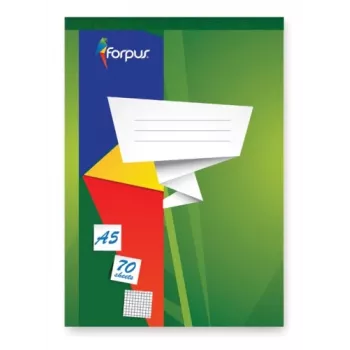 Notatnik, wyjmowane kartki, Forpus, A5/70, w kratkę 0723-002