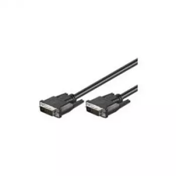 Kabel Wentronic Goobay DVI-D FullHD Dual Link, czarny, 3 m - wtyczka DVI-D Dual-Link (24+1-pin) > wtyczka DVI-D Dual-Link (24+1-pin) (68083)