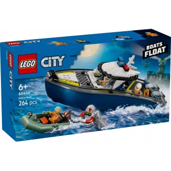 LEGO CITY 60456 Pościg policyjny na łodzi