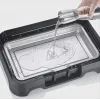 Elektryczny grill stołowy SEVERIN PG 8595 — 2000 W, prostokątny ruszt, czarny