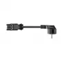 Kabel zasilający Bachmann 375.045, 3 m, czarny