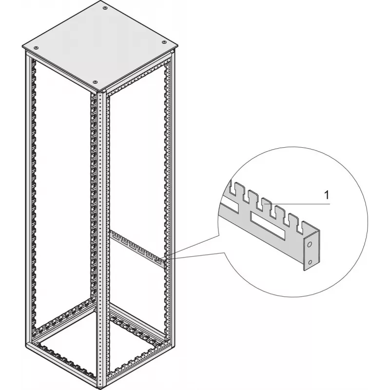 Schroff KAB.ABFANGSCHIENE 600B R7021 (21236093)