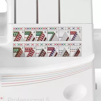 Maszyna do szycia Overlock Singer 14T968, prąd elektryczny, biała