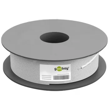 Wentronic Goobay CAT 6 Kabel sieciowy, U/UTP, szary, 100 m - CCA, AWG 24/7 (linka), PVC (93884)