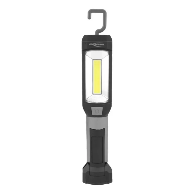 Ansmann WL230B, Latarka, Czarny, Szary, IP20, COB LED, 2 lampy, 230 lm