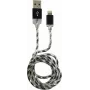 LC-POWER Kabel USB-Lightning-1M-8 1m czarno/srebrny, USB A na Lightning (LC-C-USB-LIGHTNING-1M-8)