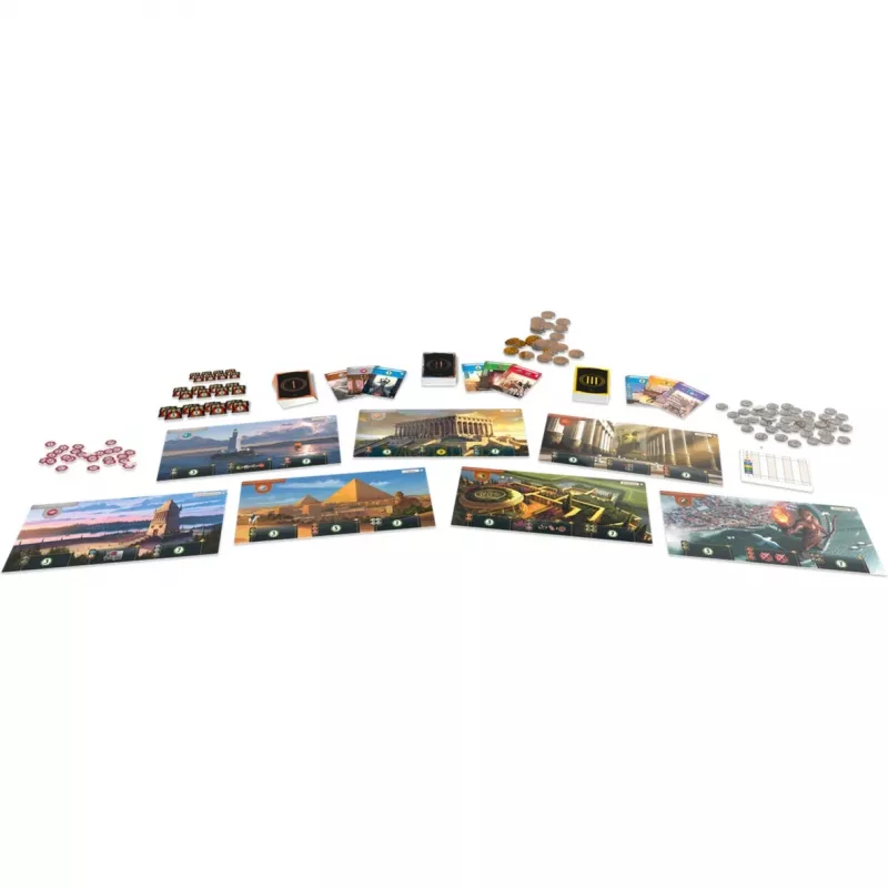 7 Wonders - gra podstawowa - nowy design, gra planszowa Expert Gra Roku 2011