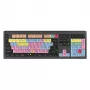 Logickeyboard ASTRA 2 klawiatura USB AZERTY angielska Czarna Pełnowymiarowa 104 klawisze
