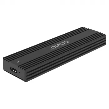 Obudowa SSD SAVIO AK-84 Czarna dla dysków M.2, USB 10 Gbit/s (Type-A / Type-C), aluminium + ABS