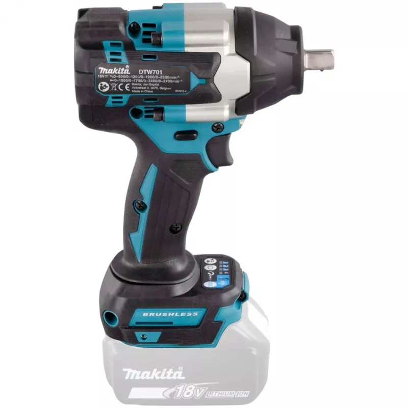 Makita DTW701Z wkrętarka/wiertarka udarowa 2700 obr./min Czarny, Niebieski