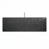Medical klawiatura CHERRY AK-C8112 USB QWERTZ German Czarny 105 Keys