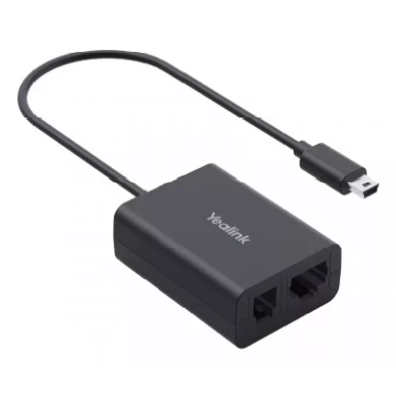 Adapter EHS Yealink EHS62 — akcesorium do zestawu słuchawkowego/słuchawek, czarny