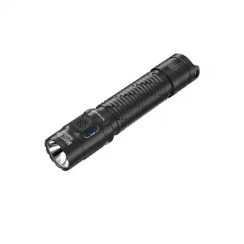 Latarka ręczna Nitecore MH12 Pro Czarna LED 3300 lm USB-ładowalna 5300 mAh, aluminium, 138,5 mm, 81,5 g, wodoodporna 2 m