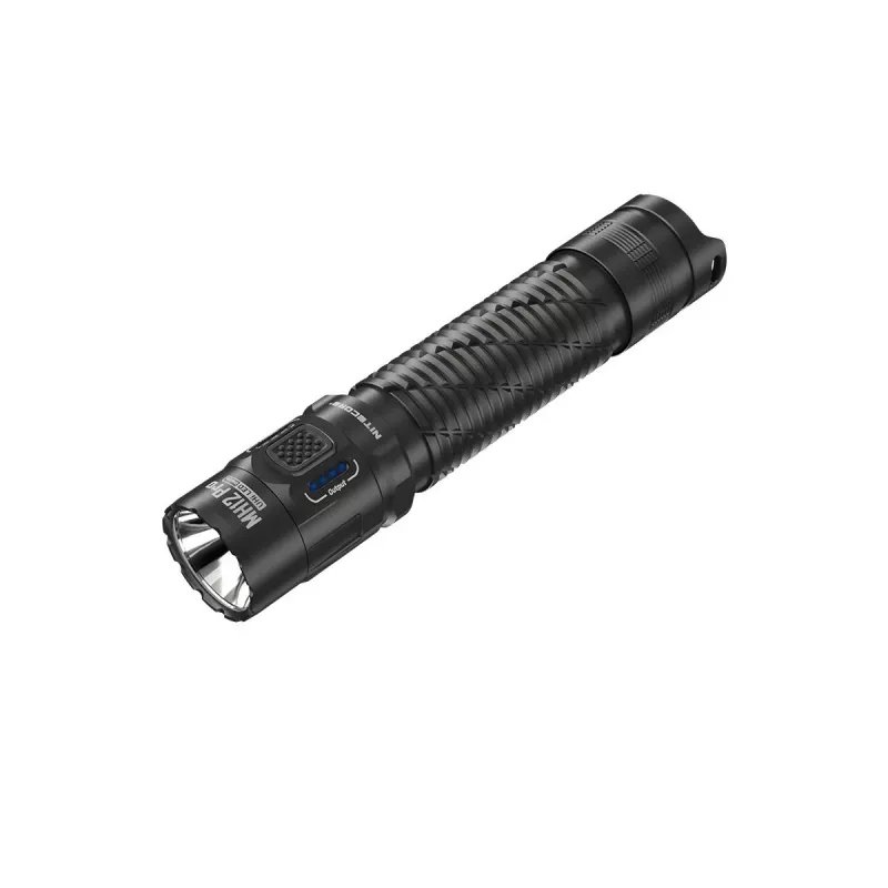 Latarka ręczna Nitecore MH12 Pro Czarna LED 3300 lm USB-ładowalna 5300 mAh, aluminium, 138,5 mm, 81,5 g, wodoodporna 2 m