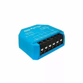 Moduł podwójnego przekaźnika na szynę DIN Shelly 2L Gen3, 2 kanały, Wi‑Fi/Bluetooth, 220–240 V AC, 50 Hz, obudowa z tworzywa sztucznego