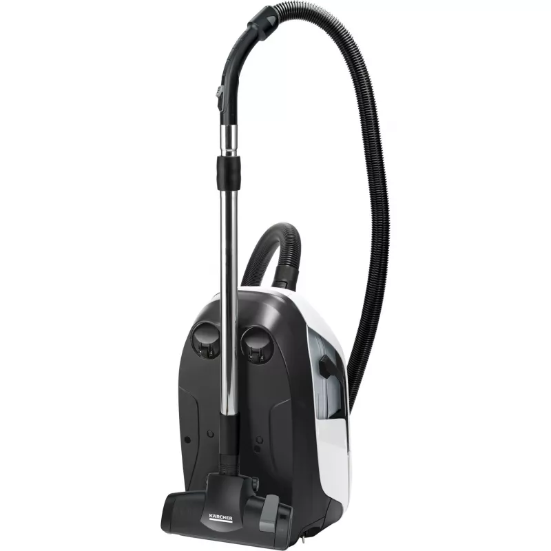 Odkurzacz cylindryczny Karcher DS 6 — na sucho, 650 W, pojemność na kurz 2 l, HEPA 13, promień działania 10,2 m, rura teleskopowa