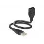 Kabel USB DeLOCK 35cm USB 2.0 83498 Czarny